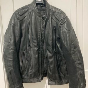 Black Wilson Leather XL Biker’s Jacket